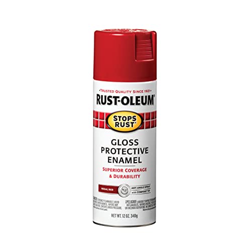 Rust-Oleum Stops Rust Gloss Spray Paint Regal Red 12oz - Weather & Rust Resistant