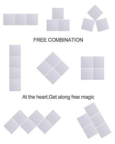 Shatterproof Kids Mirror Tiles - 8x8 Inch Adhesive Wall Decor