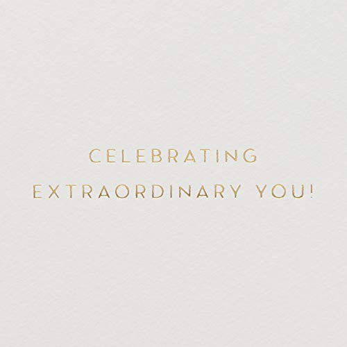 Papyrus Extraordinary You Birthday Card with Glitter & Foil