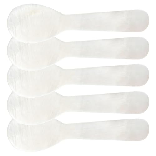 Handcrafted Mother of Pearl Caviar Spoons Set - 5 Pcs, 2.9 Inch