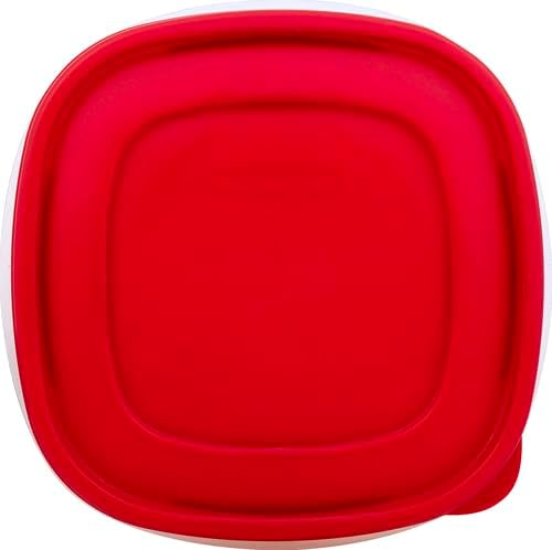 Rubbermaid Easy Find Lids - 9 Cup Food Storage Container in Racer Red | Durable & Convenient