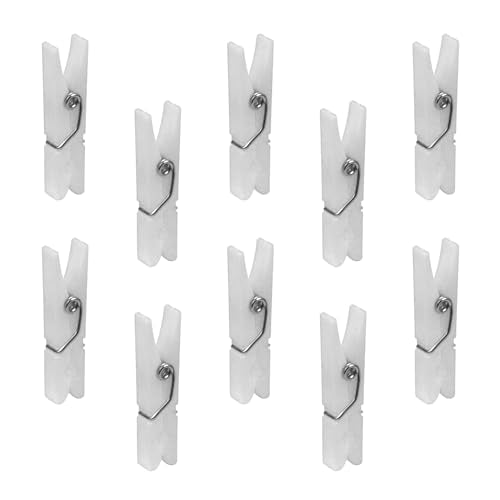 20 Mini Plastic Clothes Pins - 1.37 Inch for Crafts & Decorations