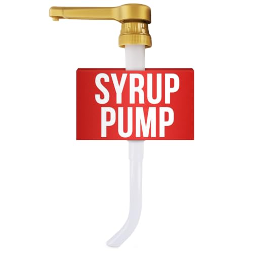 Universal 0.5oz Sauce Pump Dispenser for Torani & DaVinci Bottles