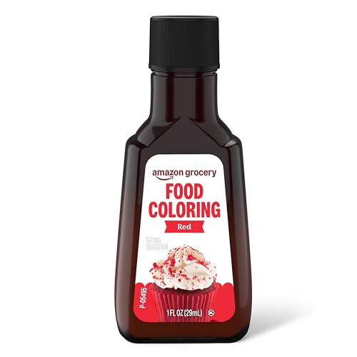 Red Food Coloring - 1 Fl Oz Bottle for Baking & Dyeing