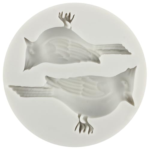 Bird Silicone Fondant Molds for Cake Decorating & Candy Making