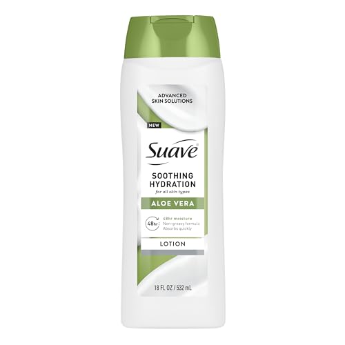 Suave Soothing Hydration Hand & Body Lotion with Aloe Vera, 18 FL OZ