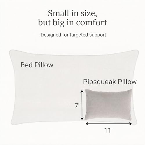 Urban Infant Pipsqueak Travel Pillow - Small 11x7in Microfiber, Gray