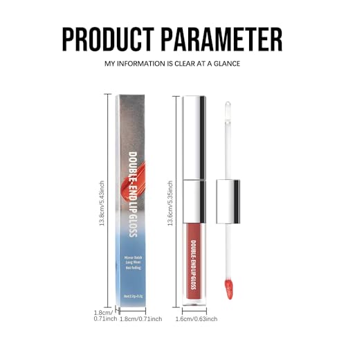 Hxssll Dual-Ended Lip Stain and Hydrating Lip Oil 2-in-1 Matte and Gloss