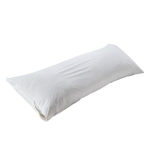 Kingnex Waterproof Bamboo Body Pillow Protector - Feather Proof - 21x55