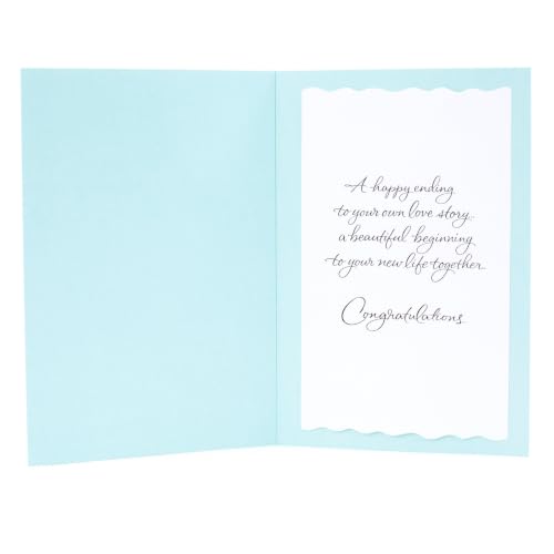 Hallmark Signature Wedding Card for Bride and Groom - 5" x 7.2"