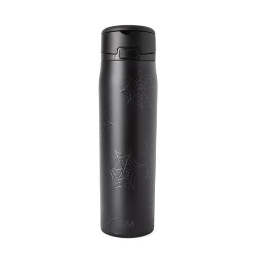 Simple Modern Halloween Mesa Loop Water Bottle with Straw | 24oz Cup Holder Friendly Insulated Stainless Steel Bottles for Travel, Sports and School | Spiderwebs