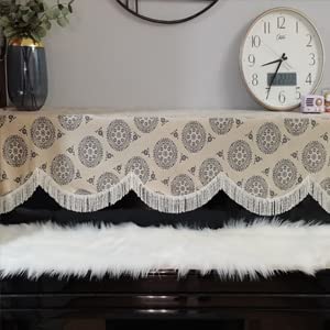 White Faux Fur Table Runner for Dresser or Dining Table - 11.8x70.8 Inch