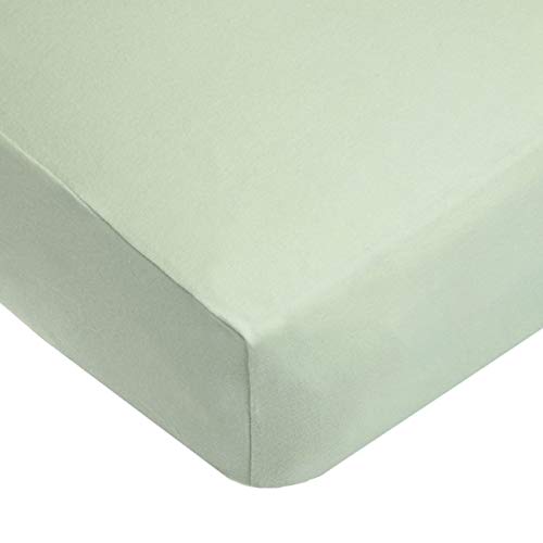 TL Care 100% Cotton Jersey Fitted Crib Sheet, 28" x 52", Celery