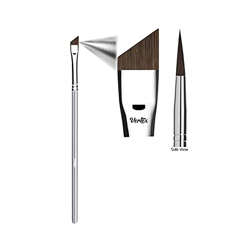 Vertex Slanted Angled Eyeliner Brush for Precision Winged Cat Eyes