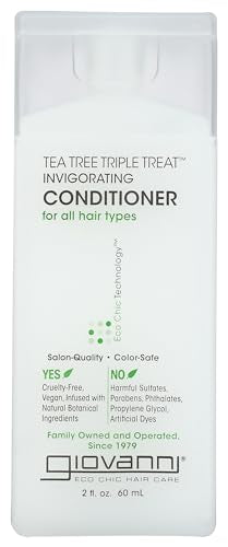 GIOVANNI Tea Tree Triple Treat Invigorating Conditioner 2 Fl Oz