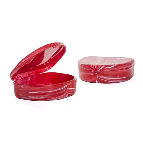 Blasting Health Designer Marble Retainer Case for Aligners & Mouth Guards