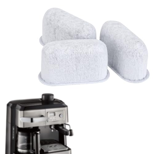 3-Pack Coffee Maker Water Filter Replacement for Delonghi 7313285779