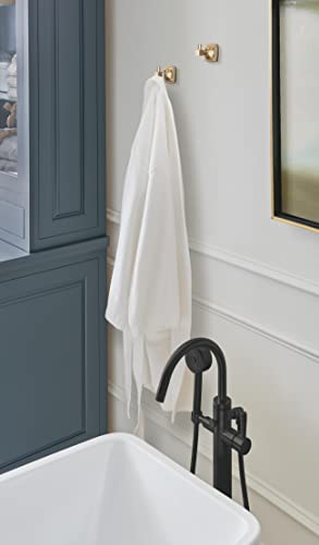 Amerock Stature Single Robe Hook in Champagne Bronze Wall-Mounted