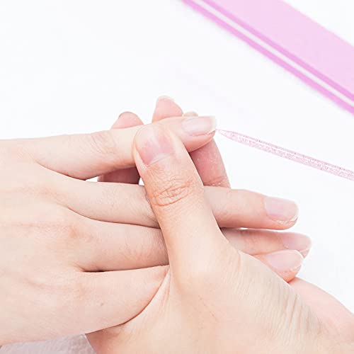 Vaincre Disposable Nail Cuticle Pushers 100PCS Bulk Pink Double Sided