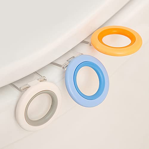 Betinyar Multi 6 Pack Toilet Seat Lifter & Cover Handle - Contact-Free, Self-Adhesive Bathroom Accessory