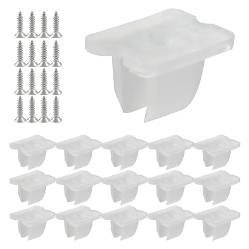 30 Pack LED Strip Mounting Clips for 5-6mm Neon Rope - Waterproof