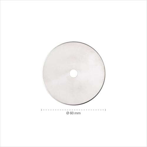 Fiskars 60mm Titanium Rotary Cutter Blades - 2-Pack for Fabric Cutting