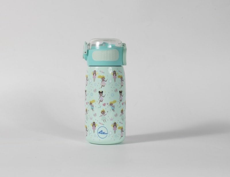 Kids Stainless Steel Water Bottle with Straw Lid - 15oz Insulated Thermos