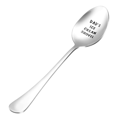Engraved Ice Cream Shovel Spoon for Dad - Funny Gift for Men