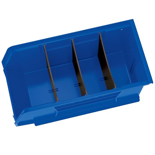 Akro-Mils 41230 Width Dividers for 30230 AkroBins, 6-Pack Black