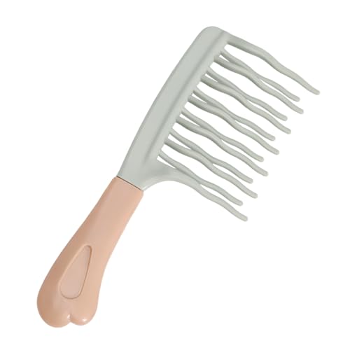AMZWISH Wide Tooth Comb for Curly Hair with Double-Layer Wavy Teeth