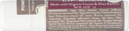 Soothing Touch Pomegranate Organic Vegan Lip Balm 0.25 oz
