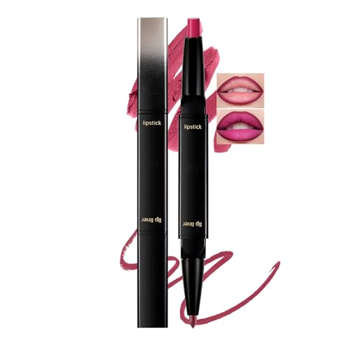 BEUKING Double-Ended 2-in-1 Matte Lipstick and Lip Liner Combo Shade 04