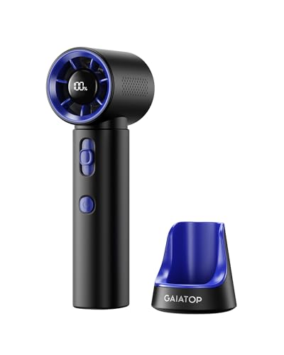Gaiatop Portable Turbo Fan - 100-Speed Handheld & Desk Fan