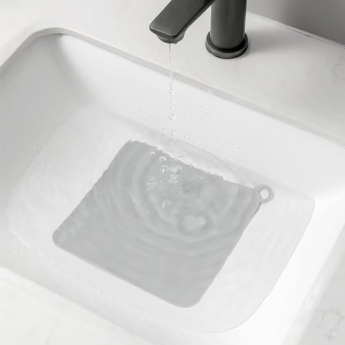 Silicone Drain Cover Set - 3 Anti-Odor Plugs for Kitchen & Bathroom