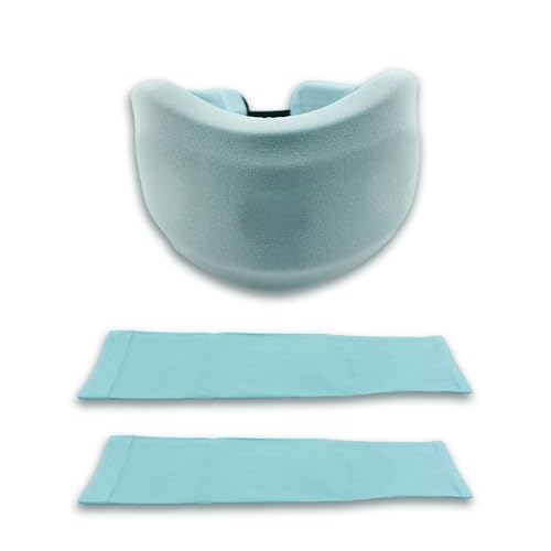 Neck Cervical Collar Cover - 2 Pcs Soft Blue Sleeves for Comfort