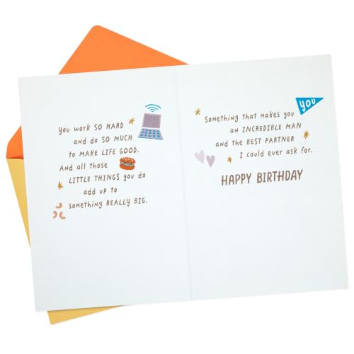 Hallmark Birthday Card for Husband - All the Little Things