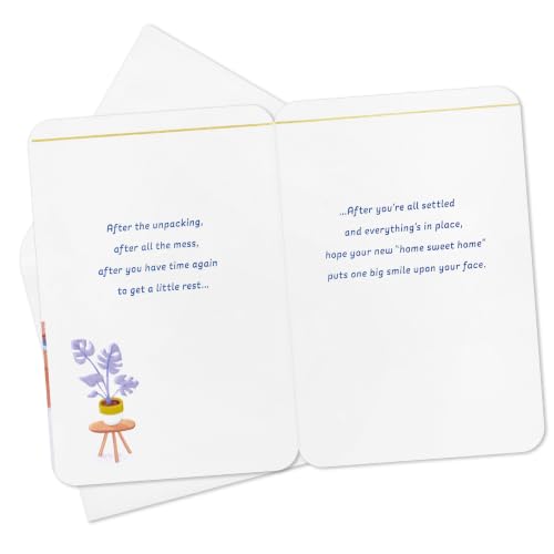 Hallmark Housewarming Card - Paint and Plants Design, 5x7 Greeting Card
