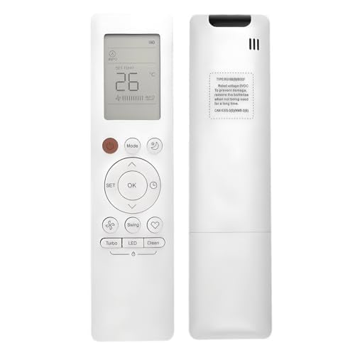 Effireli Replacement Remote for Midea Air Conditioner RG10 Series