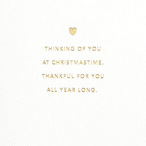 Hallmark Signature Christmas Card - Thankful All Year Long