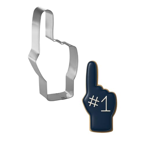 Football Cookie Cutter Set 4 Pc - Foose - Silver Variation