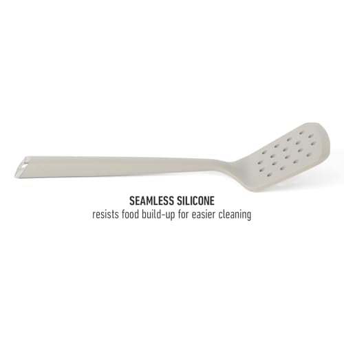 Calphalon Silicone Slotted Turner - Heat-Resistant, Nonstick Safe Spatula