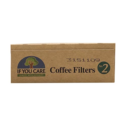 If You Care No. 2 Coffee Filters - 100 Count, Eco-Friendly & Durable