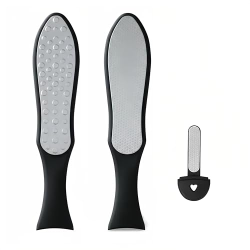 3-in-1 Large Stainless Steel Foot File & Callus Remover for Cracked Heels