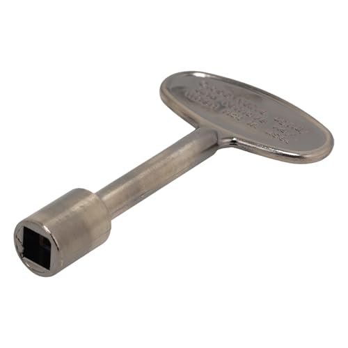 3-Inch Universal Antique Brass Gas Valve Key for Fireplaces