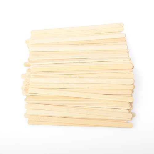 Bamboo Coffee Stirrers - 150 Count Disposable 5.5" Sticks