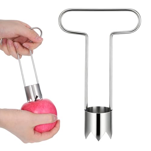 Stainless Steel Pepper Seed Corer Tool - Multifunctional Fruit & Vegetable Remover