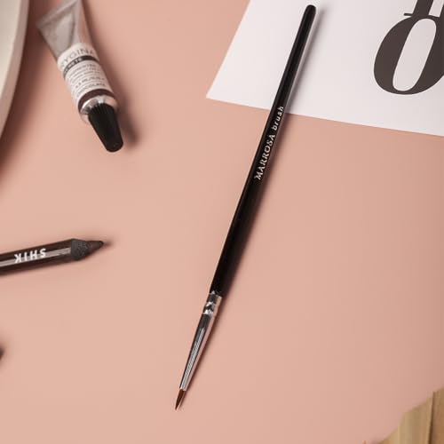 MARROSA Synthetic Pointed Eyeliner Brush for Gel and Liquid Makeup