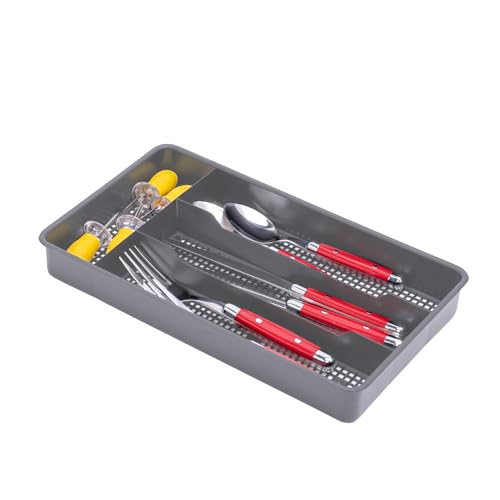 Dial Industries Compact Utensil Organizer Tray for Kitchen Drawers
