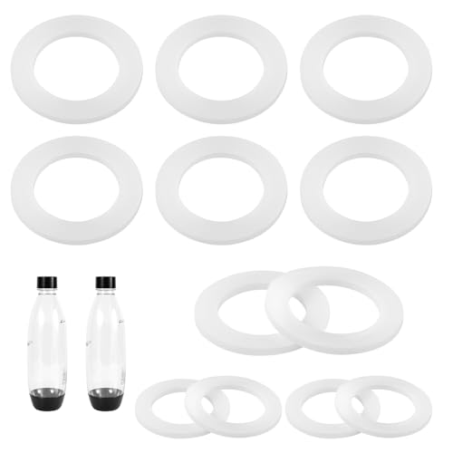 Gosknor Silicone Gasket Replacement for Sodastream Bottles, 12-Pack