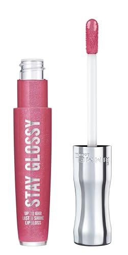 Rimmel Stay Glossy Lip Gloss - 123 Back Row Smooch, 0.18 oz